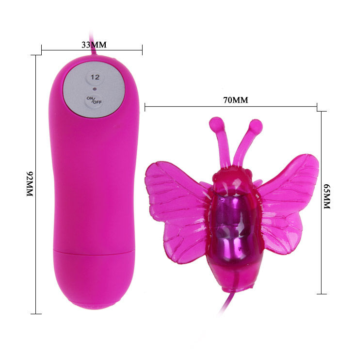 BAILE - CUTE SECRET MARIPOSA ESTIMULADORA VIBRADOR 12V 6 BAILE - CUTE SECRET MARIPOSA ESTIMULADORA VIBRADOR 12V - Imagen 6