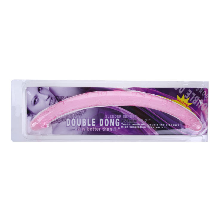 BAILE - DOUBLE DONG ROSA 44.5 CM 2 BAILE - DOUBLE DONG ROSA 44.5 CM - Imagen 2