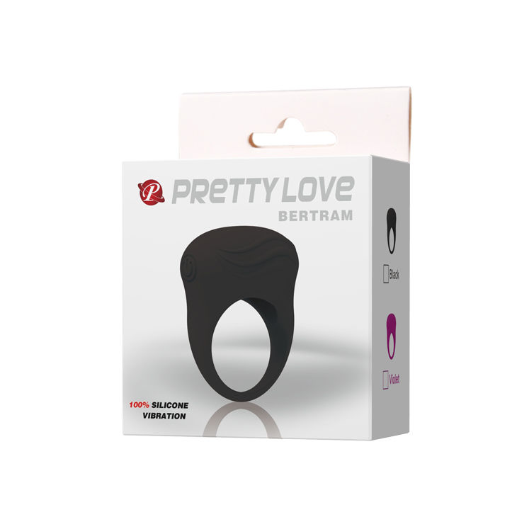 PRETTY LOVE - BERTRAM ANILLO VIBRADOR NEGRO 8 PRETTY LOVE - BERTRAM ANILLO VIBRADOR NEGRO - Imagen 8