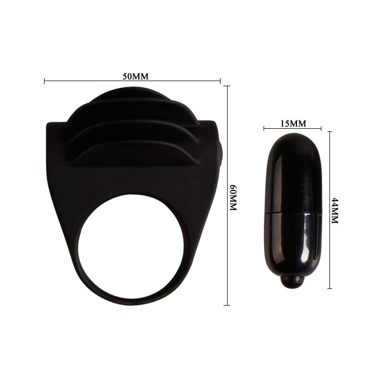 PRETTY LOVE - CHESTER ANILLO VIBRADOR NEGRO 6 PRETTY LOVE - CHESTER ANILLO VIBRADOR NEGRO - Imagen 6
