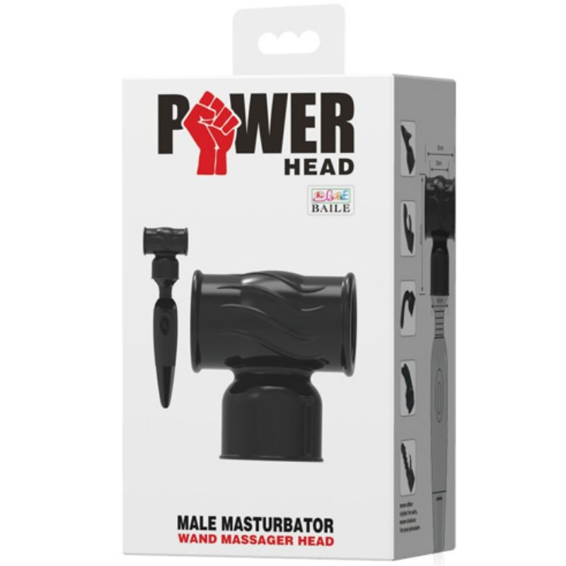 BAILE - POWER HEAD CABEZAL INTERCAMBIABLE PARA MASAJEADOR MASCULINO 5 BAILE - POWER HEAD CABEZAL INTERCAMBIABLE PARA MASAJEADOR MASCULINO - Imagen 5