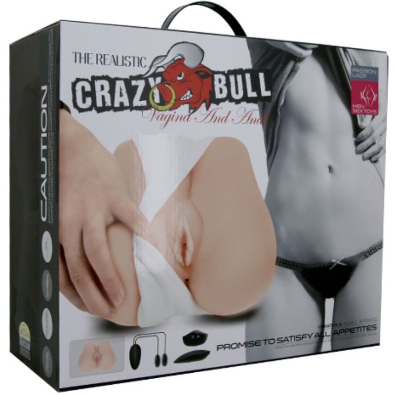 CRAZY BULL - VAGINA Y ANO REALÍSTICOS CON VIBRACIÓN POSICIÓN 3 5 CRAZY BULL - VAGINA Y ANO REALÍSTICOS CON VIBRACIÓN POSICIÓN 3 - Imagen 5