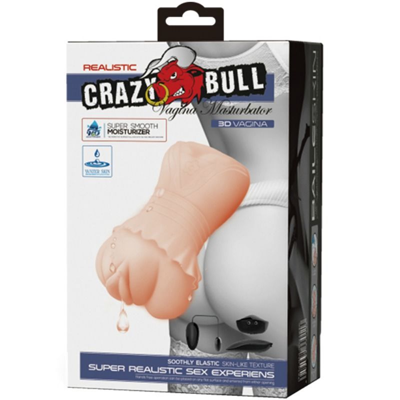 CRAZY BULL - MASTURBADOR WATER SKIN VAGINA CON BALAS VIBRADORAS 7 CRAZY BULL - MASTURBADOR WATER SKIN VAGINA CON BALAS VIBRADORAS - Imagen 7