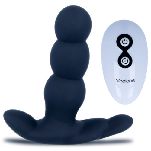 NALONE – PEARL VIBRADOR ANAL CONTROL REMOTO NEGRO