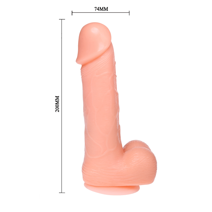 BAILE - DONG DILDO REALÍSTICO VIBRACIÓN Y ROTACIÓN 20 CM 6 BAILE - DONG DILDO REALÍSTICO VIBRACIÓN Y ROTACIÓN 20 CM - Imagen 6