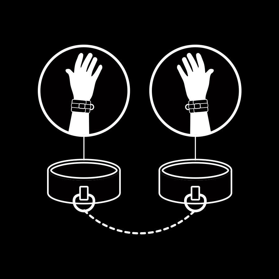 FETISH SUBMISSIVE - ESPOSAS CUERO VEGANO CON FORRO DE NEOPRENO 8 FETISH SUBMISSIVE - ESPOSAS CUERO VEGANO CON FORRO DE NEOPRENO - Imagen 8