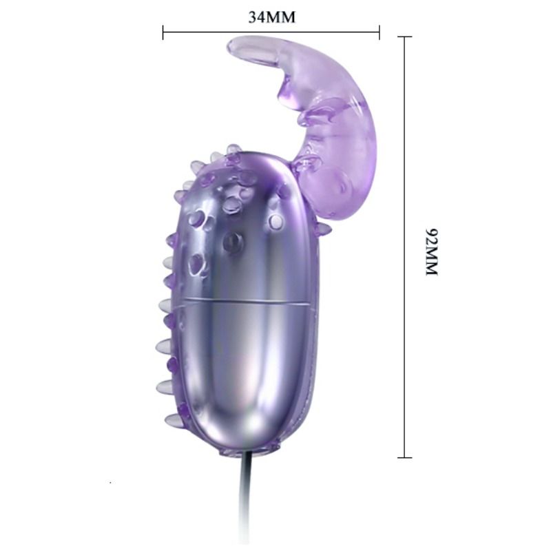 BAILE - SUPER VIBRATOR HUEVO VIBRADOR CON ESTIMULADOR 3 BAILE - SUPER VIBRATOR HUEVO VIBRADOR CON ESTIMULADOR - Imagen 3