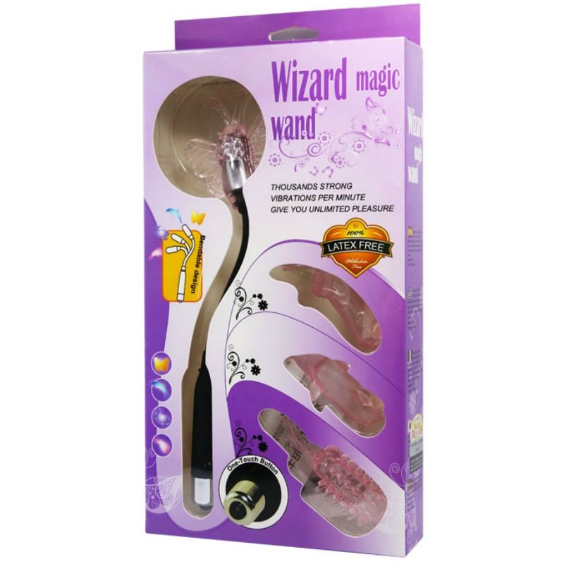 BAILE - WIZARD MAGIC WAND ESTIMULADOR CON VIBRACIÓN 6 BAILE - WIZARD MAGIC WAND ESTIMULADOR CON VIBRACIÓN - Imagen 6