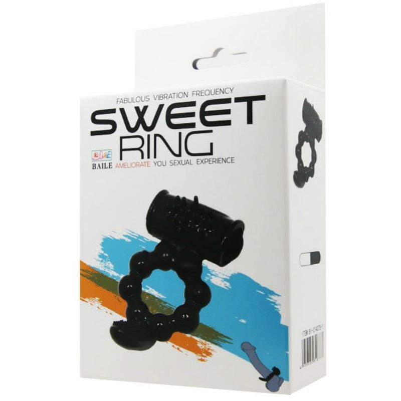 BAILE - SWEET RING ANILLO CON DOBLE ESTIMULADOR 7 BAILE - SWEET RING ANILLO CON DOBLE ESTIMULADOR - Imagen 7