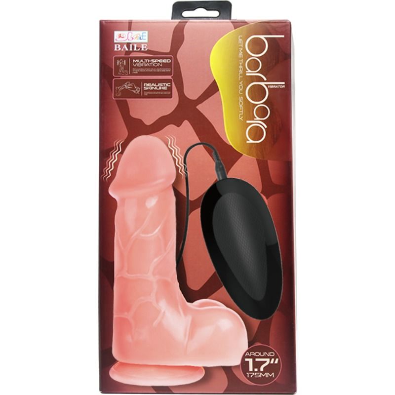 BAILE - VIBRADOR REALÍSTICO BÁRBARA NATURAL 22 CM 4 BAILE - VIBRADOR REALÍSTICO BÁRBARA NATURAL 22 CM - Imagen 4