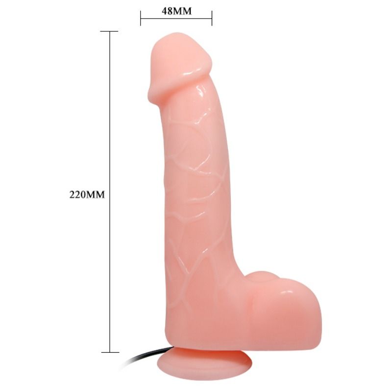 BAILE - VIBRADOR REALÍSTICO BÁRBARA NATURAL 22 CM 3 BAILE - VIBRADOR REALÍSTICO BÁRBARA NATURAL 22 CM - Imagen 3