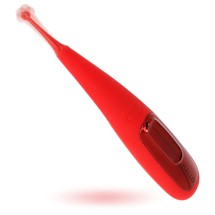 HALLO - FOCUS POTENTE VIBRADOR TOUCH ROJO 1 HALLO - FOCUS POTENTE VIBRADOR TOUCH ROJO