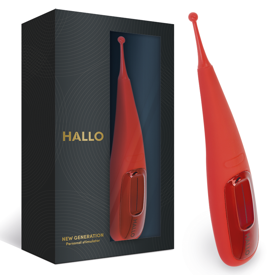 HALLO - FOCUS POTENTE VIBRADOR TOUCH ROJO 3 HALLO - FOCUS POTENTE VIBRADOR TOUCH ROJO - Imagen 3