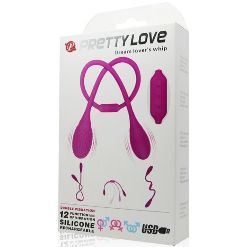 PRETTY LOVE - ESTIMULADOR UNISEX DREAM LOVERS WHIP 2 2 PRETTY LOVE - ESTIMULADOR UNISEX DREAM LOVERS WHIP 2 - Imagen 2