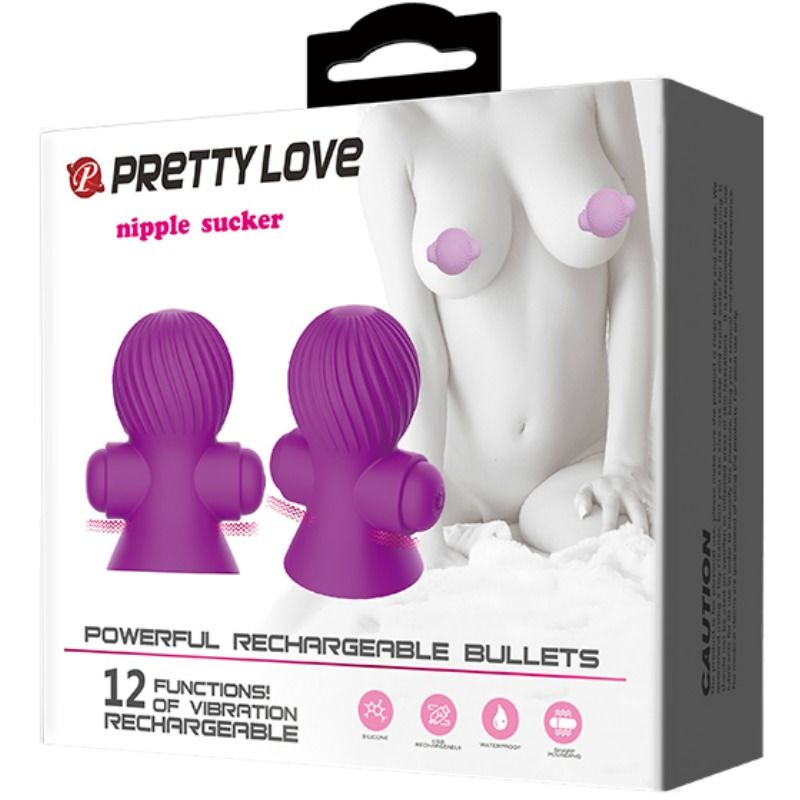 PRETTY LOVE - ESTIMULADORES PEZONES 12 MODOS VIBRACIÓN LILA 5 PRETTY LOVE - ESTIMULADORES PEZONES 12 MODOS VIBRACIÓN LILA - Imagen 5