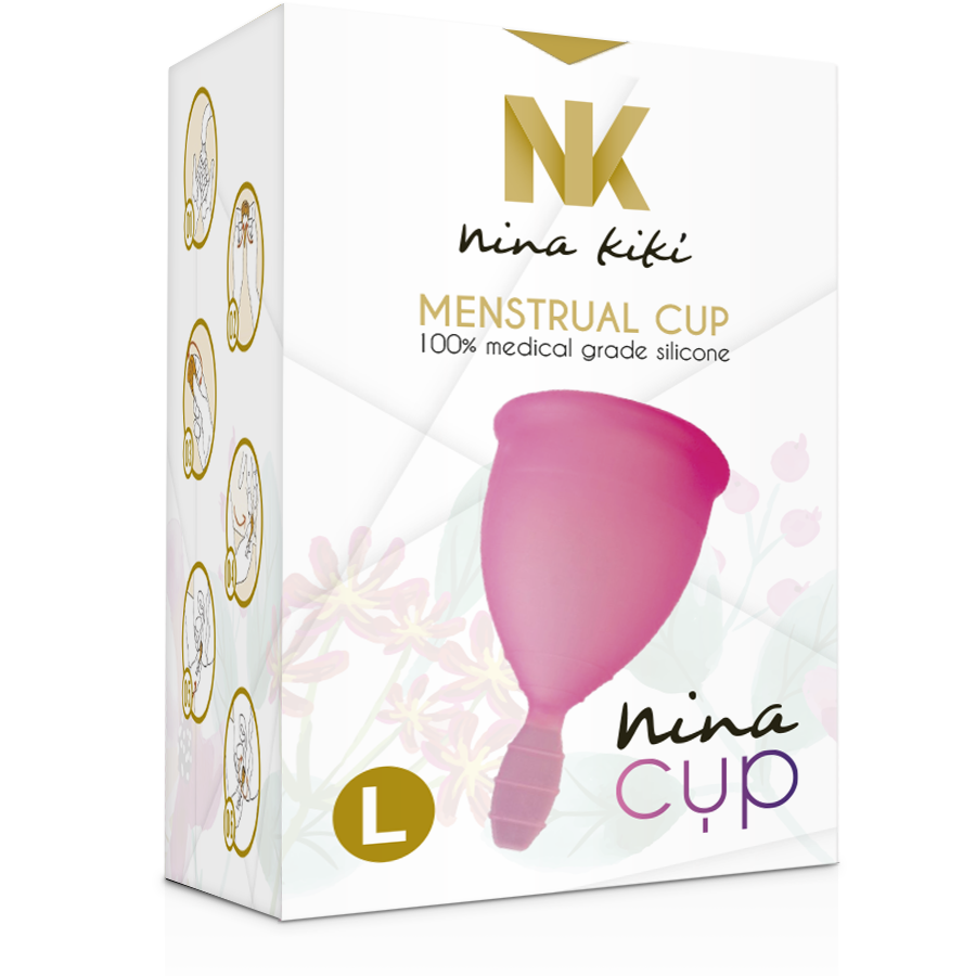 NINA KIKÍ - COPA MENSTRUAL ROSA - TALLA L 2 NINA KIKÍ - COPA MENSTRUAL ROSA - TALLA L - Imagen 2