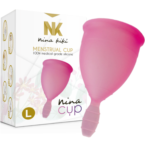 NINA KIKÍ – COPA MENSTRUAL ROSA – TALLA L