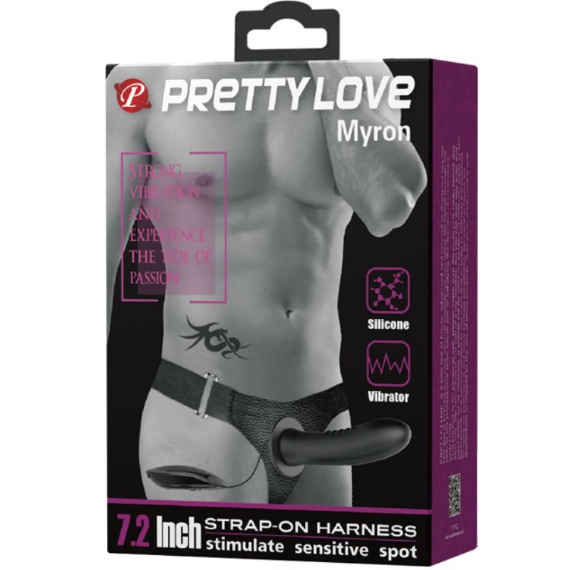 PRETTY LOVE - MYRON STRAP ON CON VIBRACIÓN Y DILDO HUECO 6 PRETTY LOVE - MYRON STRAP ON CON VIBRACIÓN Y DILDO HUECO - Imagen 6