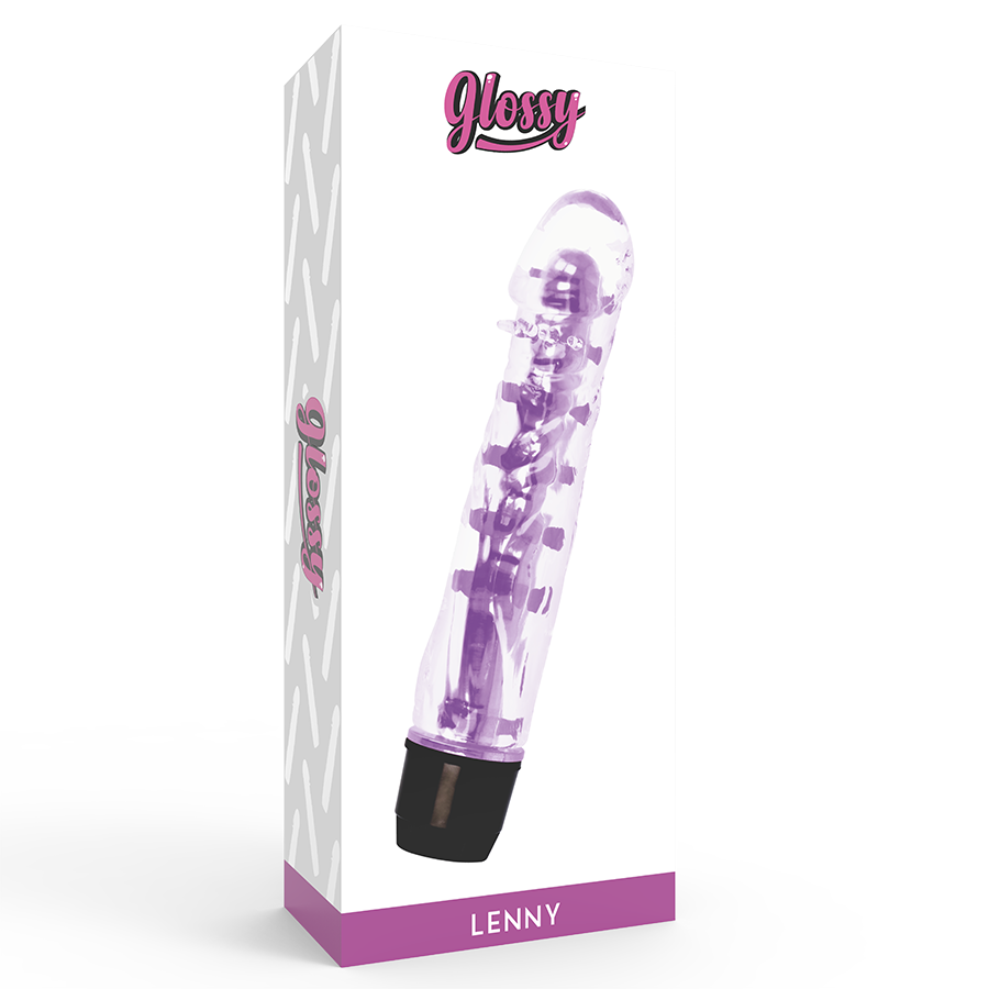 GLOSSY - LENNY VIBRADOR LILA 3 GLOSSY - LENNY VIBRADOR LILA - Imagen 3