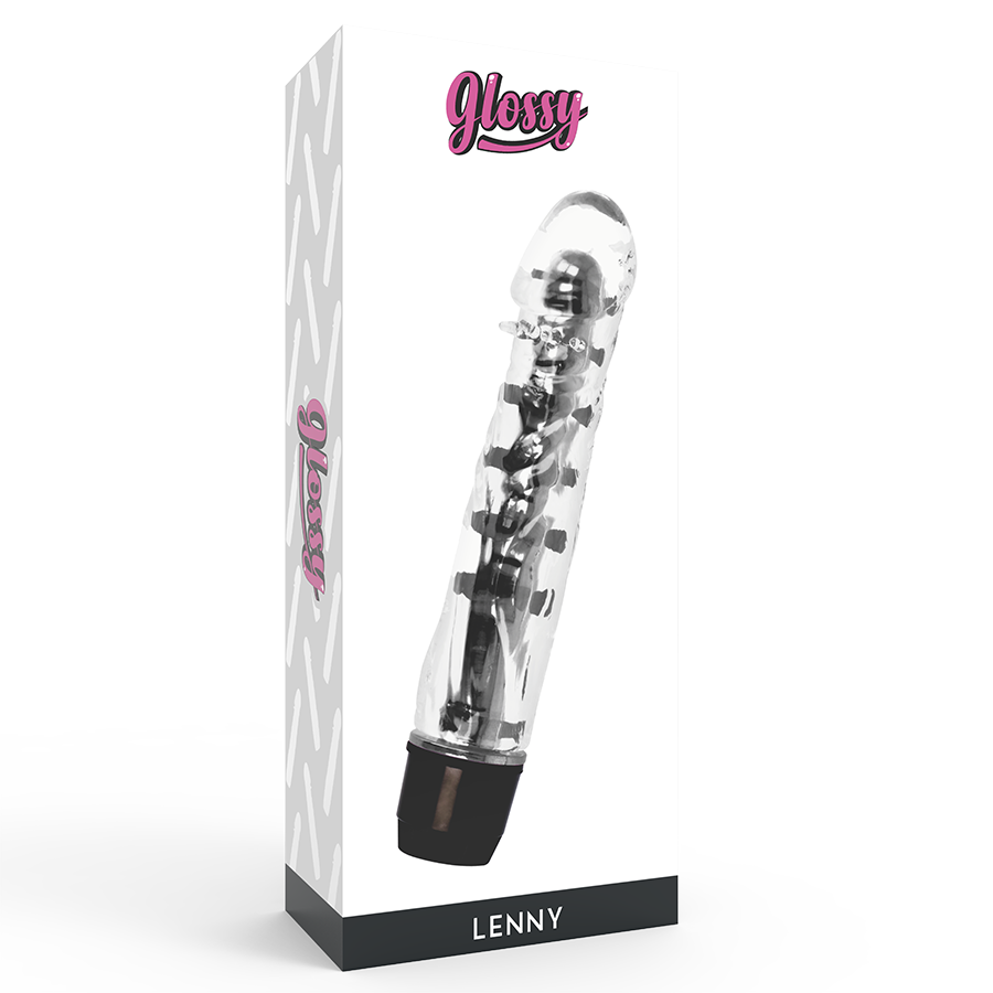 GLOSSY - LENNY VIBRADOR NEGRO 3 GLOSSY - LENNY VIBRADOR NEGRO - Imagen 3