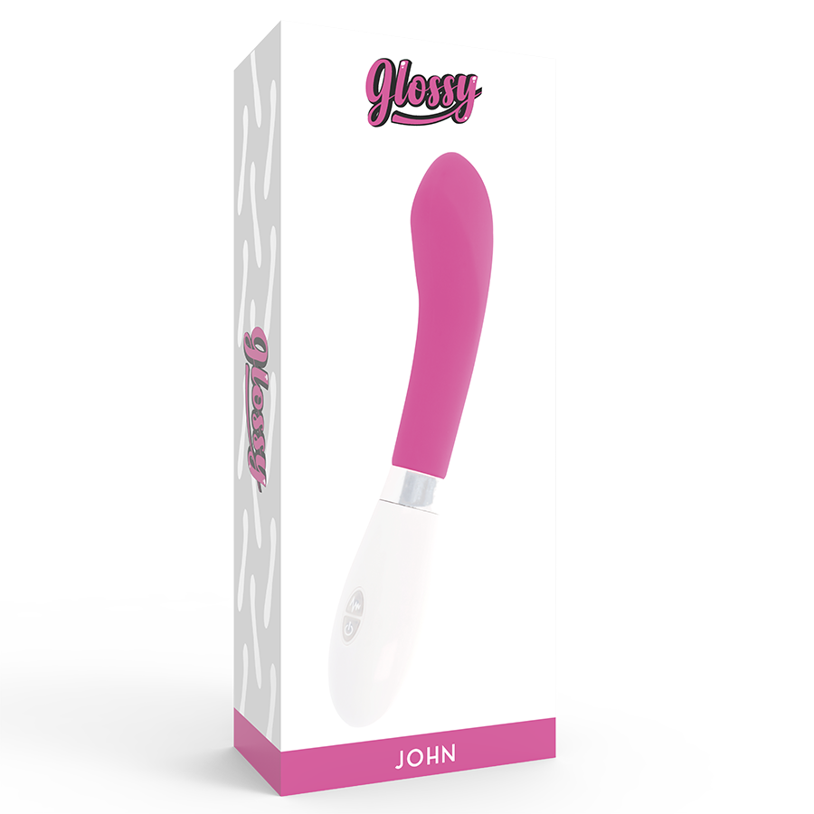 GLOSSY - JOHN VIBRADOR ROSA 6 GLOSSY - JOHN VIBRADOR ROSA - Imagen 6