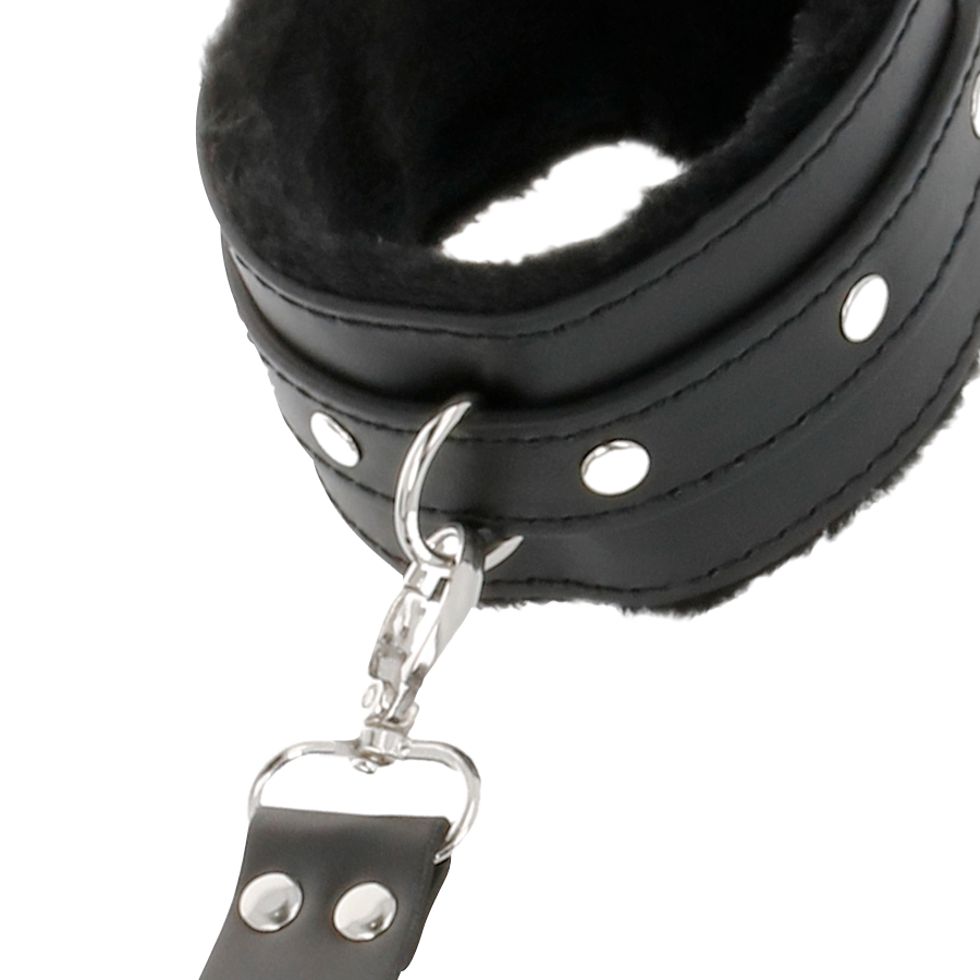 DARKNESS - ESPOSAS DE CUERO PARA PIES Y MANOS NEGRO 6 DARKNESS - ESPOSAS DE CUERO PARA PIES Y MANOS NEGRO - Imagen 6