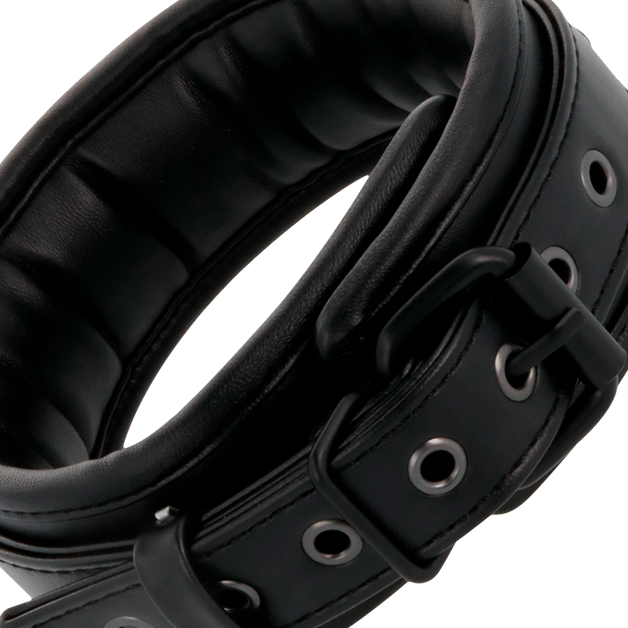DARKNESS - ESPOSAS Y COLLAR DE CUERO NEGRO 8 DARKNESS - ESPOSAS Y COLLAR DE CUERO NEGRO - Imagen 8