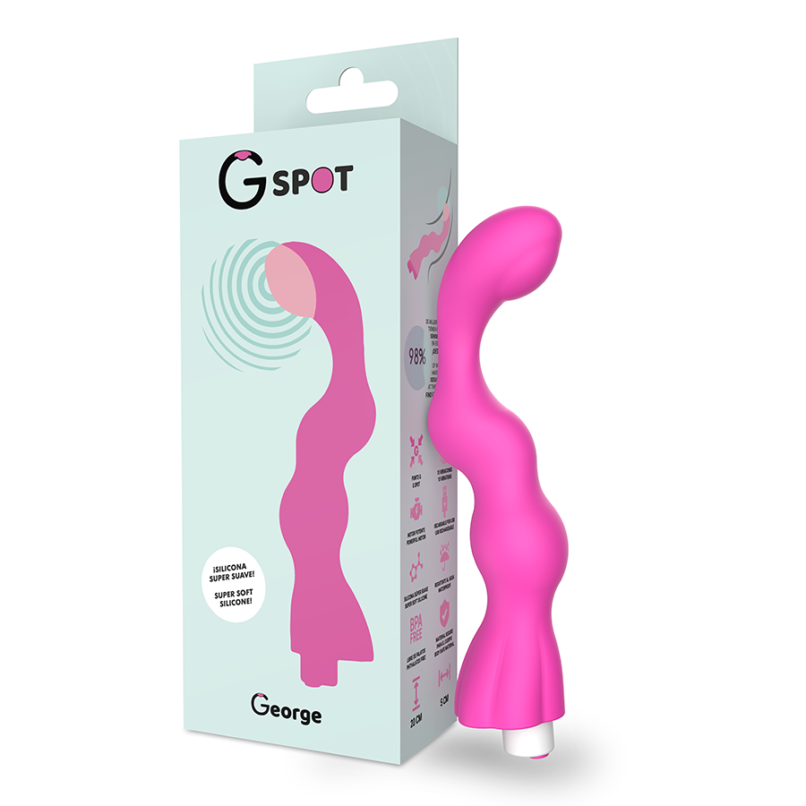 G-SPOT - GEORGE VIBRADOR PUNTO G ROSA CHICLE 17 img 79187 bf2368cc7fda65a3c49c97d564fa0bca 1