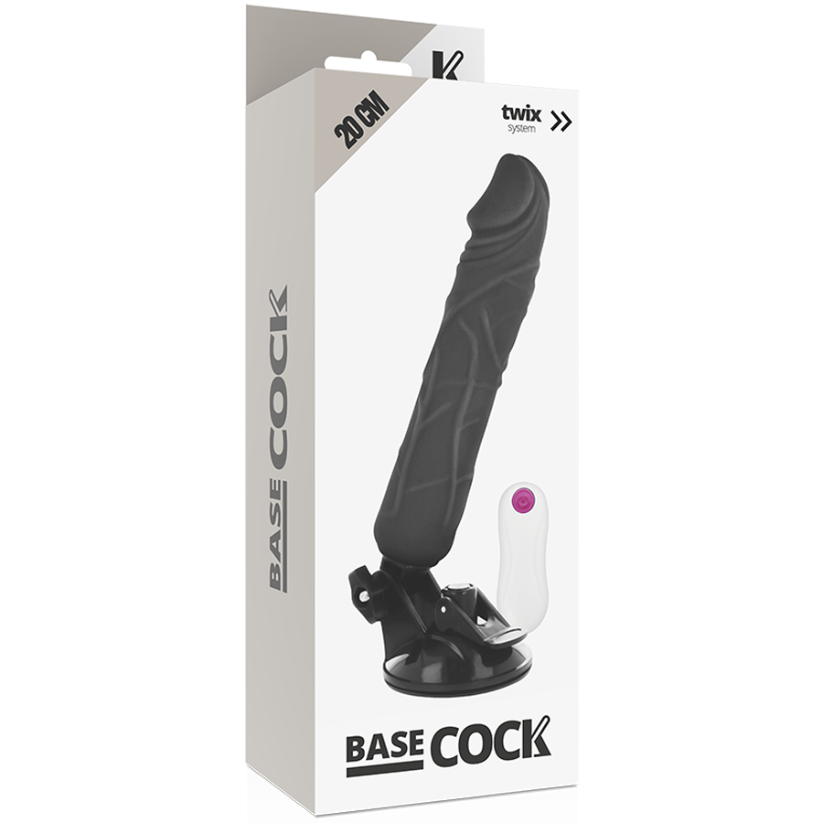 BASECOCK - VIBRADOR REALÍSTICO CONTROL REMOTO NATURAL 20 CM -O- 4 CM 3 BASECOCK - VIBRADOR REALÍSTICO CONTROL REMOTO NATURAL 20 CM -O- 4 CM - Imagen 3