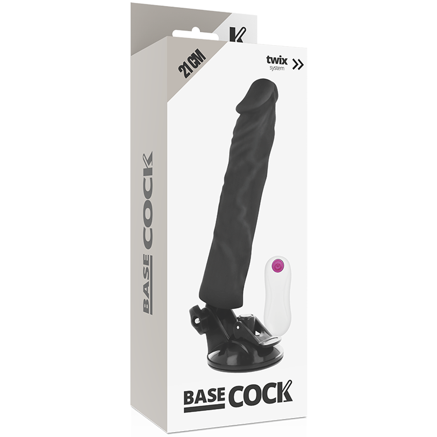 BASECOCK - VIBRADOR REALÍSTICO CONTROL REMOTO NATURAL 21 CM -O- 4 CM 5 BASECOCK - VIBRADOR REALÍSTICO CONTROL REMOTO NATURAL 21 CM -O- 4 CM - Imagen 5