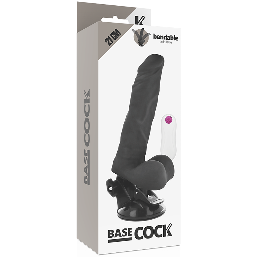BASECOCK - VIBRADOR REALÍSTICO ARTICULABLE CONTROL REMOTO NATURAL 21 CM -O- 5 CM 6 BASECOCK - VIBRADOR REALÍSTICO ARTICULABLE CONTROL REMOTO NATURAL 21 CM -O- 5 CM - Imagen 6