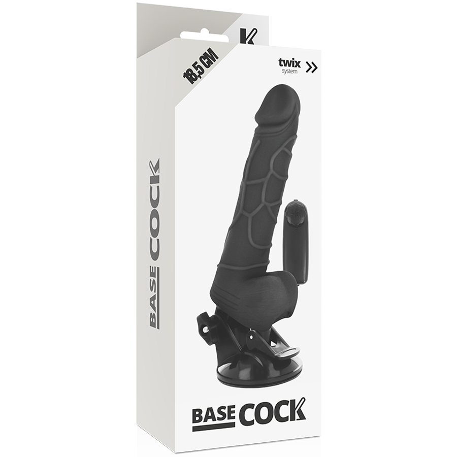 BASECOCK - VIBRADOR REALISTICO CONTROL REMOTO NATURAL 18.5 CM -O- 4CM 3 BASECOCK - VIBRADOR REALISTICO CONTROL REMOTO NATURAL 18.5 CM -O- 4CM - Imagen 3