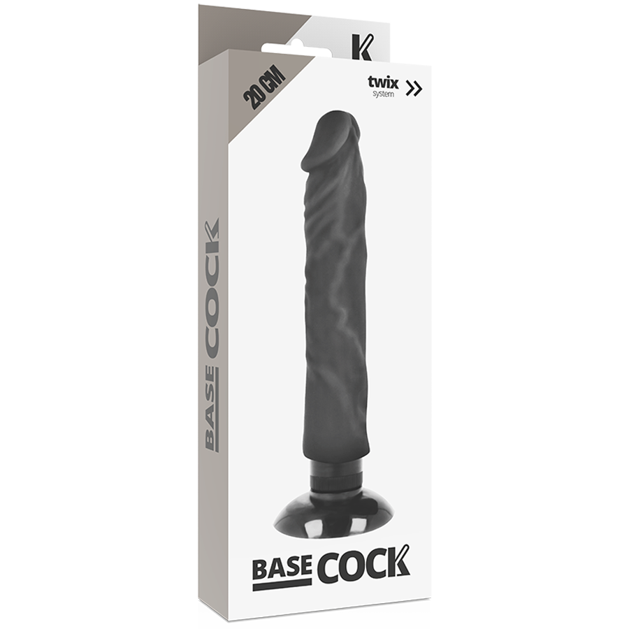 BASECOCK - VIBRADOR REALÍSTICO 2-1 NATURAL 20 CM -O- 4 CM 4 BASECOCK - VIBRADOR REALÍSTICO 2-1 NATURAL 20 CM -O- 4 CM - Imagen 4