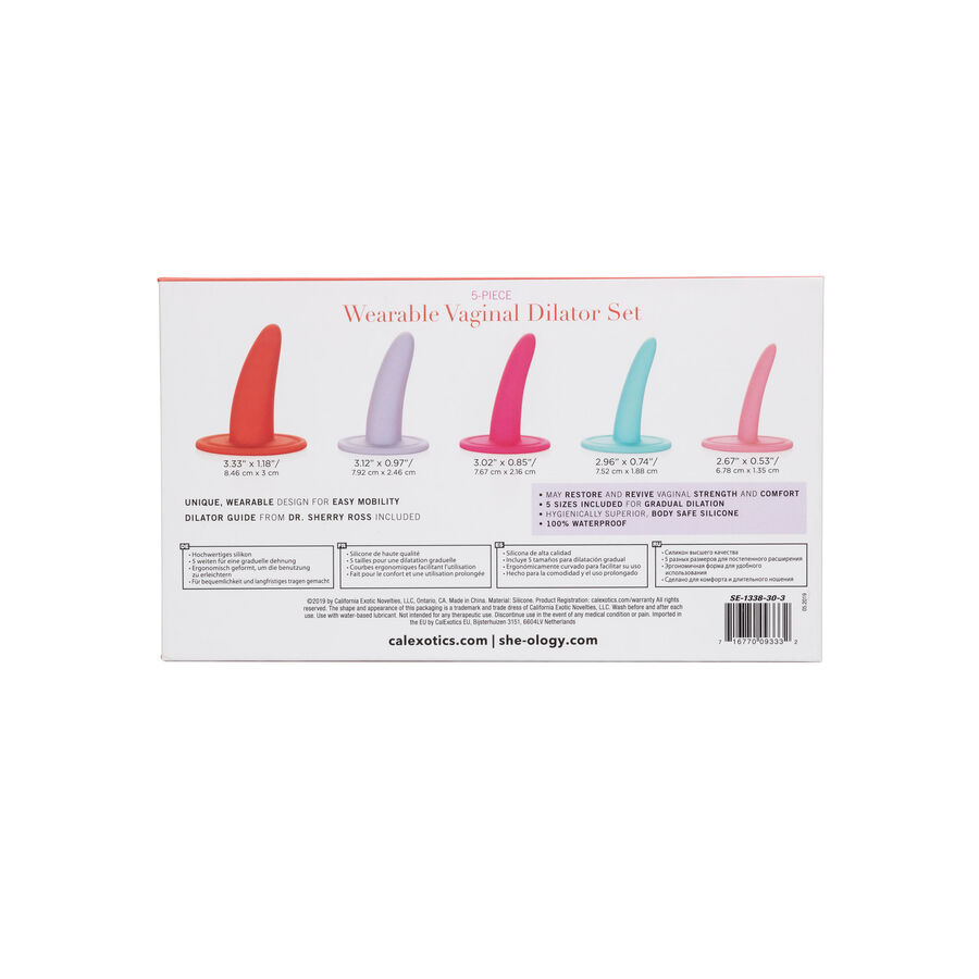 CALEXOTICS - KIT 5PC DILATADORES VAGINALES O ANALES MULTICOLOR 3 CALEXOTICS - KIT 5PC DILATADORES VAGINALES O ANALES MULTICOLOR - Imagen 3