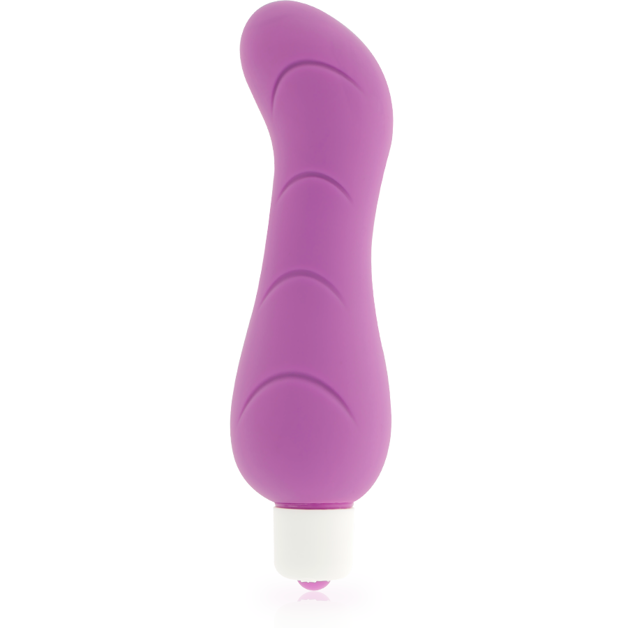 DOLCE VITA - G-SPOT VIBRADOR SILICONA LILA 1 DOLCE VITA - G-SPOT VIBRADOR SILICONA LILA