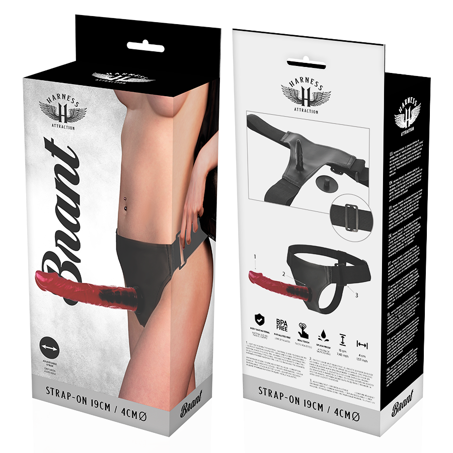 HARNESS ATTRACTION - ARNÉS BRANT 19 CM -O- 4 CM 3 HARNESS ATTRACTION - ARNÉS BRANT 19 CM -O- 4 CM - Imagen 3