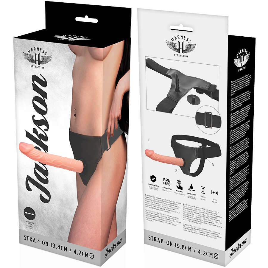 HARNESS ATTRACTION - ARNÉS JACKSON 19.8 CM -O- 4.2 CM 6 HARNESS ATTRACTION - ARNÉS JACKSON 19.8 CM -O- 4.2 CM - Imagen 6