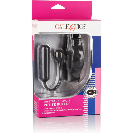 CALEXOTICS - BALA VIBRADORA PEQUEÑA CON PULSERA DE CONTROL 5 CALEXOTICS - BALA VIBRADORA PEQUEÑA CON PULSERA DE CONTROL - Imagen 5