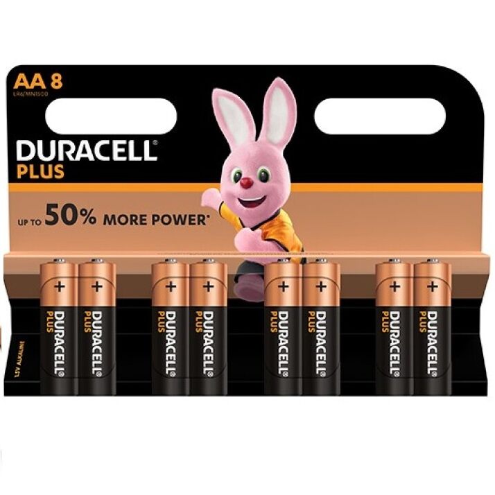 DURACELL - PLUS POWER PILA ALCALINA AA LR6 BLISTER*8 2 DURACELL - PLUS POWER PILA ALCALINA AA LR6 BLISTER*8 - Imagen 2