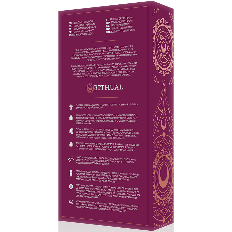 RITHUAL - ANUSARA MOTOR DUAL RECARGABLE 2.0 ORQUIDEA 10 RITHUAL - ANUSARA MOTOR DUAL RECARGABLE 2.0 ORQUIDEA - Imagen 10