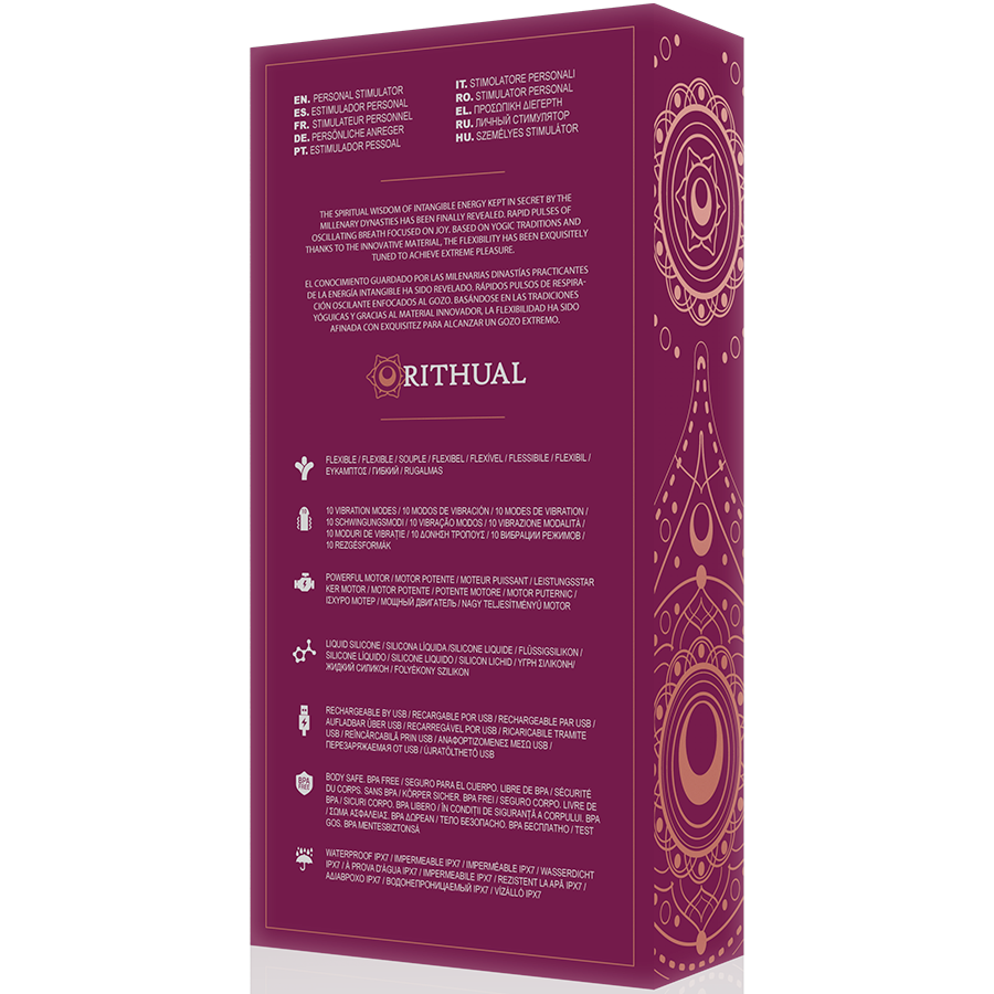 RITHUAL - KRIYA ESTIMULADOR PUNTO-G RECARGABLE ORQUIDEA 3 RITHUAL - KRIYA ESTIMULADOR PUNTO-G RECARGABLE ORQUIDEA - Imagen 3
