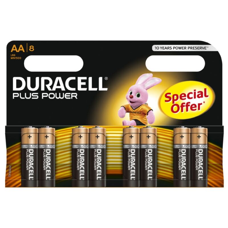 DURACELL - PLUS POWER PILA ALCALINA AA LR6 BLISTER*8 5 img 91195 23f949740855bd61f2fdc7eea284ea93 1