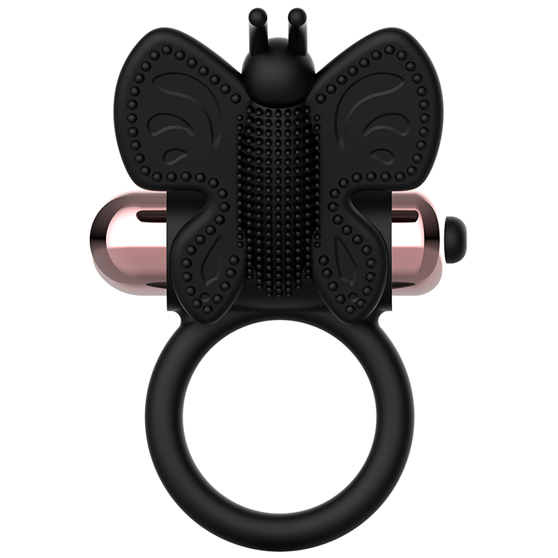 COQUETTE CHIC DESIRE - COCK RING BUTTERFLY ANILLO VIBRADOR NEGRO / GOLD 6 COQUETTE CHIC DESIRE - COCK RING BUTTERFLY ANILLO VIBRADOR NEGRO / GOLD - Imagen 6