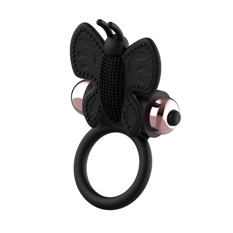 COQUETTE CHIC DESIRE - COCK RING BUTTERFLY ANILLO VIBRADOR NEGRO / GOLD 5 COQUETTE CHIC DESIRE - COCK RING BUTTERFLY ANILLO VIBRADOR NEGRO / GOLD - Imagen 5