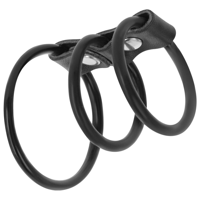 DARKNESS - SET DE 3 ANILLAS PENE FLEXIBLE 4 DARKNESS - SET DE 3 ANILLAS PENE FLEXIBLE - Imagen 4