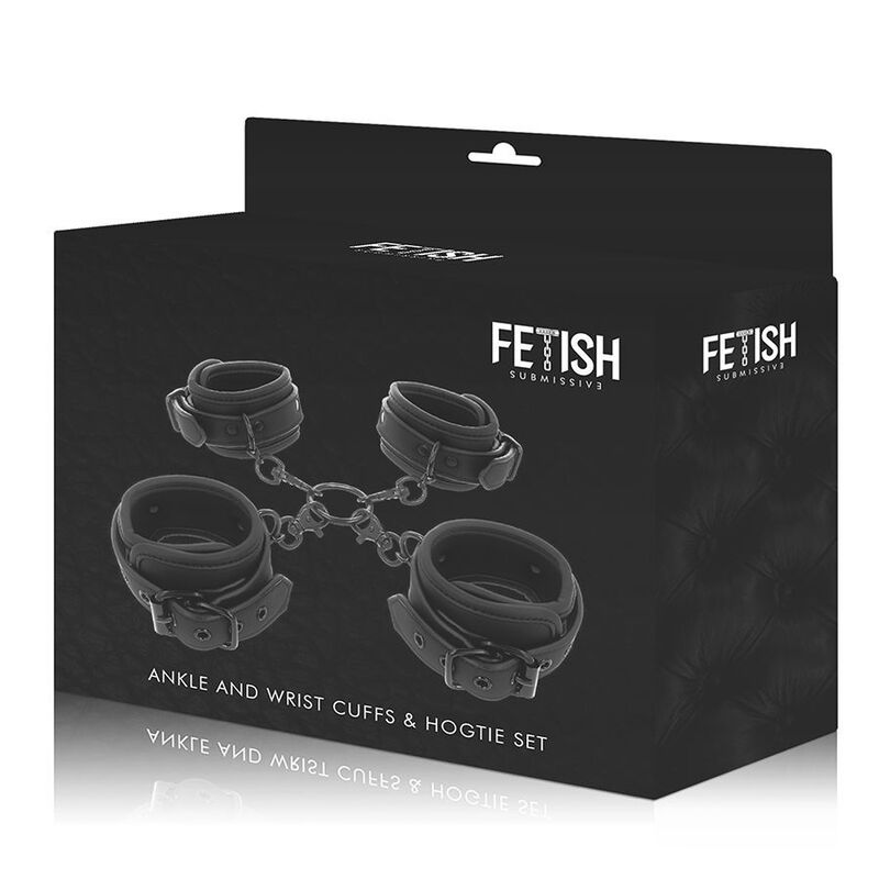 FETISH SUBMISSIVE - SET ESPOSAS MANOS Y TOBILLOS CON FORRO DE NEOPRENO 10 FETISH SUBMISSIVE - SET ESPOSAS MANOS Y TOBILLOS CON FORRO DE NEOPRENO - Imagen 10