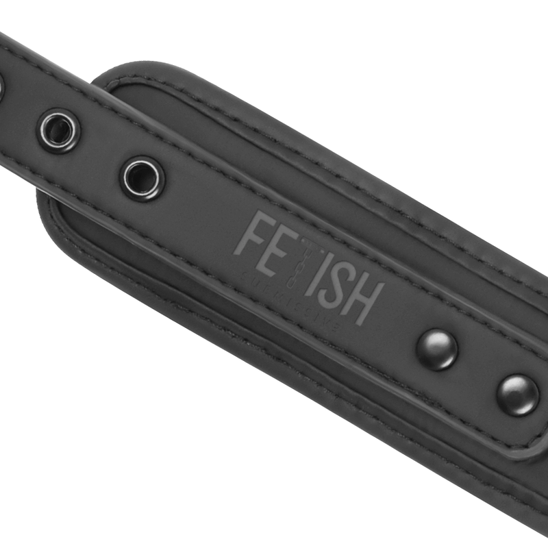 FETISH SUBMISSIVE - COLLAR Y ESPOSAS CUERO VEGANO CON FORRO DE NEOPRENO 10 FETISH SUBMISSIVE - COLLAR Y ESPOSAS CUERO VEGANO CON FORRO DE NEOPRENO - Imagen 10