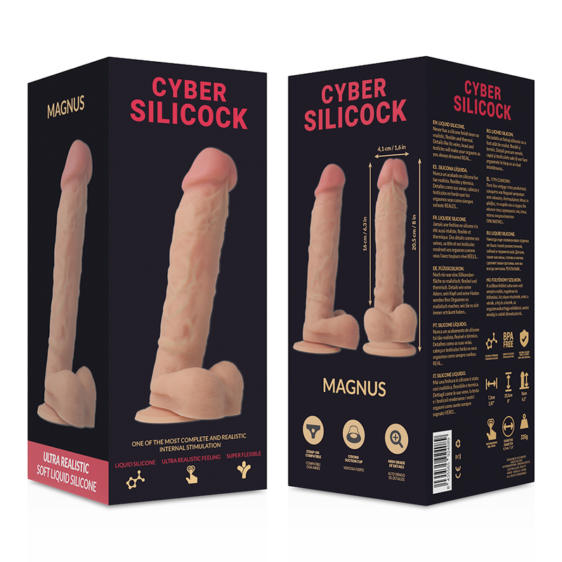 CYBER SILICOCK - ARNÉS SILICONA LÍQUIDA MAGNUS 20.5 CM -O- 4.1 CM 12 CYBER SILICOCK - ARNÉS SILICONA LÍQUIDA MAGNUS 20.5 CM -O- 4.1 CM - Imagen 12