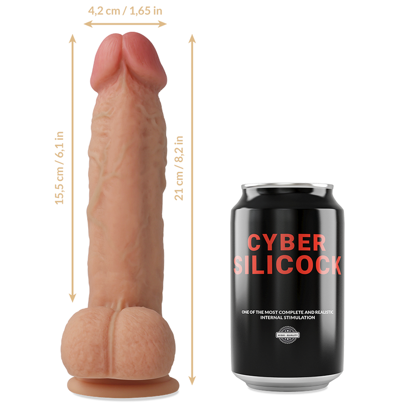 CYBER SILICOCK - ARNÉS SILICONA LIQUIDA SAUL 15.5 CM -O- 4.2 CM 7 CYBER SILICOCK - ARNÉS SILICONA LIQUIDA SAUL 15.5 CM -O- 4.2 CM - Imagen 7
