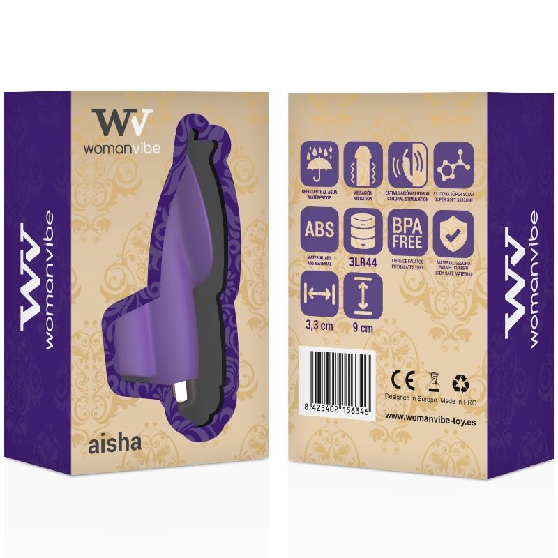 WOMANVIBE - AISHA DEDAL ESTIMULADOR SILICONA 2 WOMANVIBE - AISHA DEDAL ESTIMULADOR SILICONA - Imagen 2